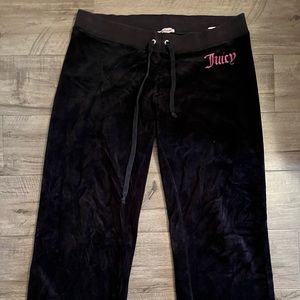 Juicy couture velour track pants